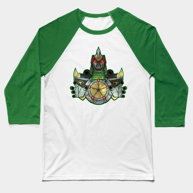 DragonZord Baseball T-Shirt by KyodanJr